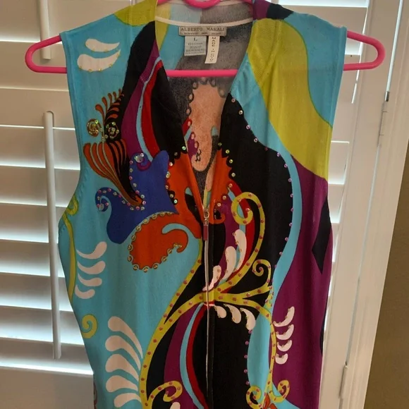 Alberto Makali Vibrant Knit Top - Picture 1 of 3